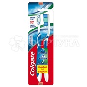 Зубная щетка Colgate Тройное действие 1+1 средней жесткости