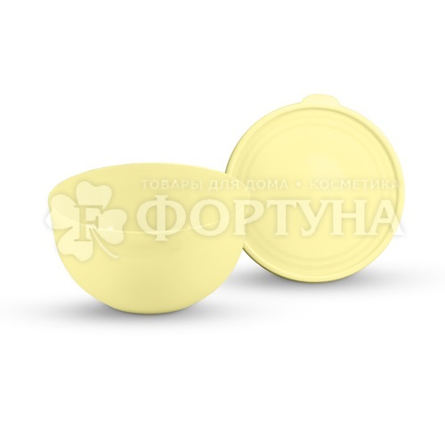 Миска 0,6 л Line с крышкой (ПолимерБыт)