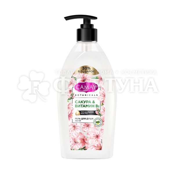 Гель для душа Камей BOTANICALS 750 мл Японская сакура