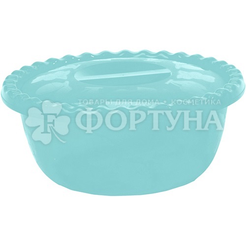 Миска 5 л круглая с крышкой артикул М1317