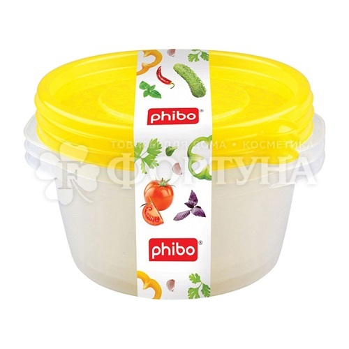Комплект 3 шт контейнеров АРТ-ДЕКОР 0,75л