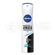 Дезодорант аэрозольный Nivea 150 мл Невидимая защита для черного и белого Pure