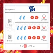 Кондиционер для белья Вернель 870 мл Чувственная роза
