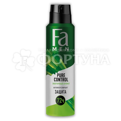 Дезодорант аэрозольный Fa Men 150 мл Pure control Кактус