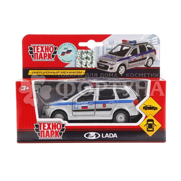 Машина Технопарк Lada Kalina Cross. Полиция