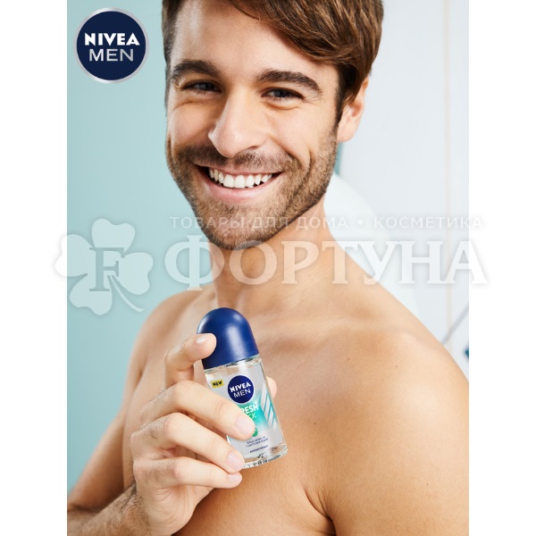 Дезодорант роликовый Nivea Men 50 мл Fresh Kick