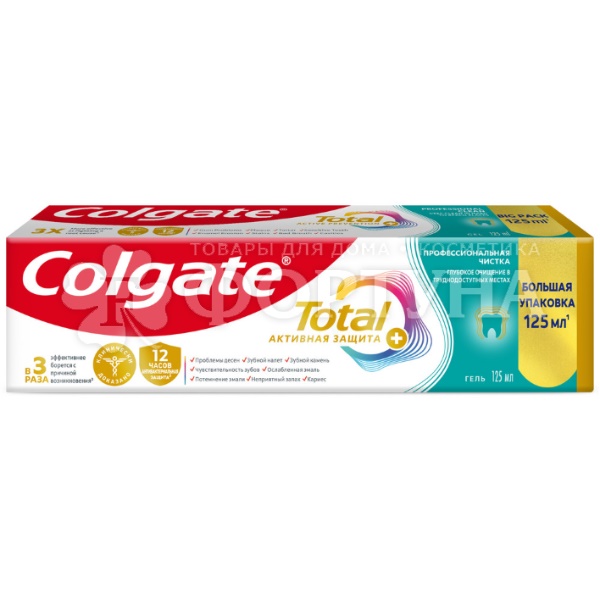 Зубная паста Colgate Total 12 125 мл Профессиональная чистка. Гель
