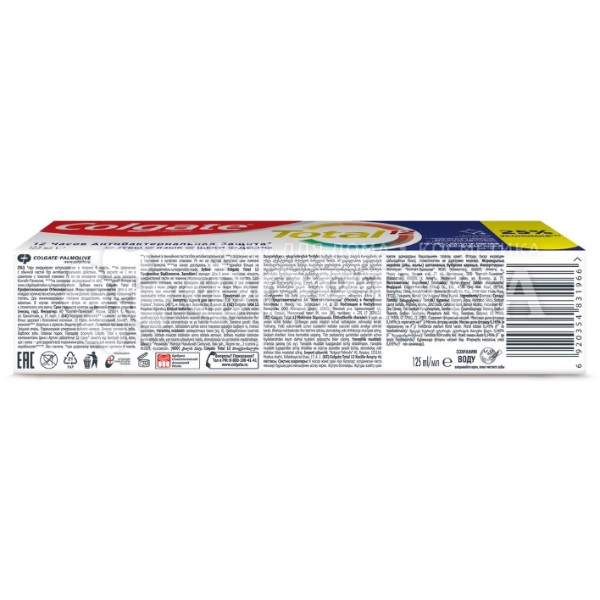 Зубная паста Colgate Total 12 125 мл Отбеливающая
