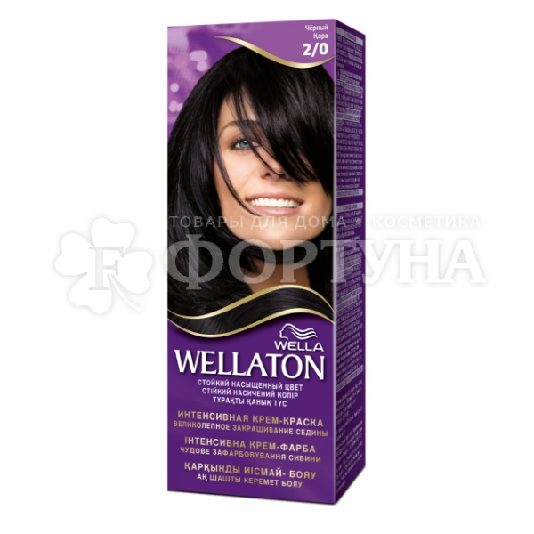 Краска для волос Wellaton Maxi Single 2/0 Черный
