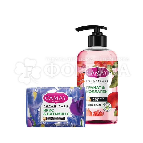 Набор CAMAY Botanicals (жидкое мыло 280мл + туалетное мыло 85г  2шт)