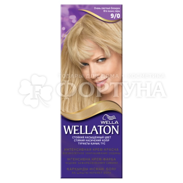 Краска для волос Wellaton Maxi Single 9/0 Светлый блондин