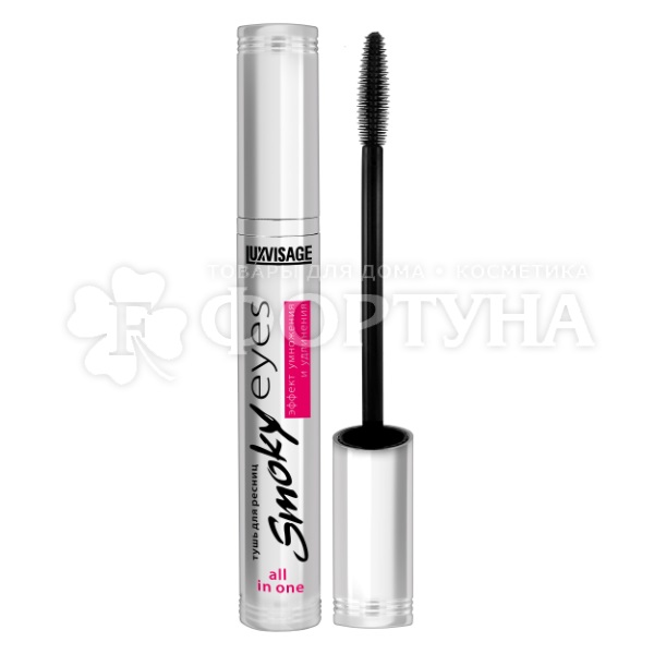 Тушь Luxvisage 7 г Smoky eyes Эффект умножения и удлинения