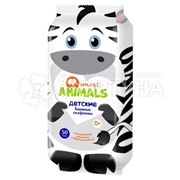 Салфетки влажные Smart 50 шт Animals