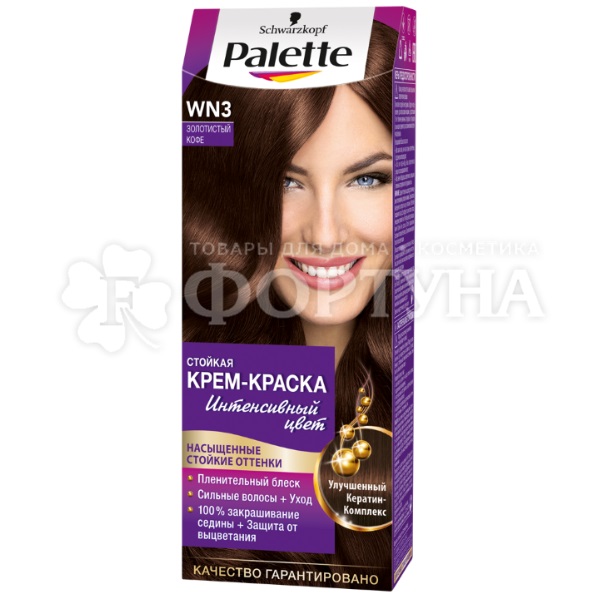 Краска для волос Palette 4-60 Золотистый кофе