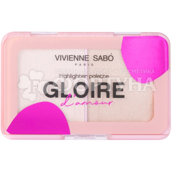 Палетка Vivienne Sabo хайлайтеров Gloire Damour 01
