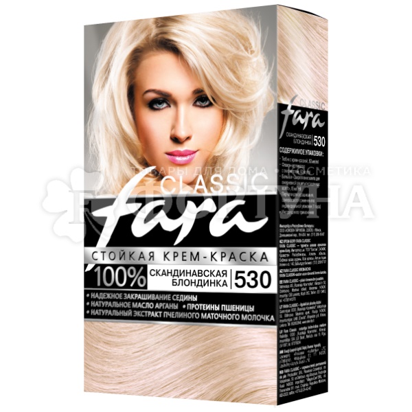 Краска для волос FARA Classic 530 Сандинавская блондинка