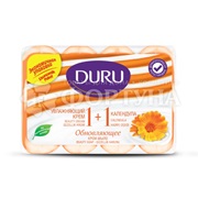Туалетное мыло DURU Soft Sensations 4*80 г Календула