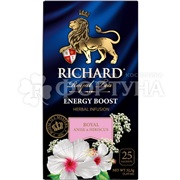 Чайный напиток фруктово-травяной Richard 25 пакетиков Royal Anise & Hibiscus. Energy Boost