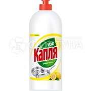 Моющее средство для посуды Капля VOX 850 мл Сода-эффект Лимон