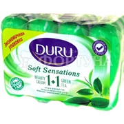 Туалетное мыло DURU Soft Sensations 4*80 г Зеленый чай