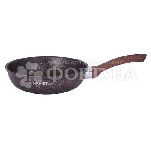 Сковорода Kukmara 26 см Granit Ultra с ручкой красная