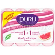 Туалетное мыло DURU Soft Sensations 4*80 г Розовый грейпфрут