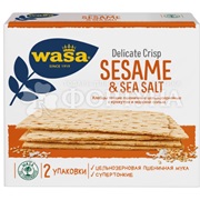 Хлебцы Wasa 190 г тонкие пшеничные с кунжутом и морской солью