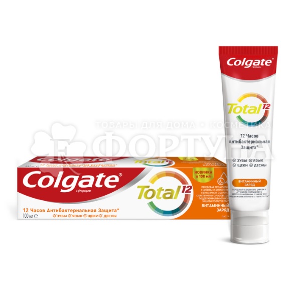 Зубная паста Colgate Total 12 100 мл Витаминный заряд