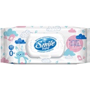 Салфетки Smile Baby Влажные 60шт с рисовым молочком клапан