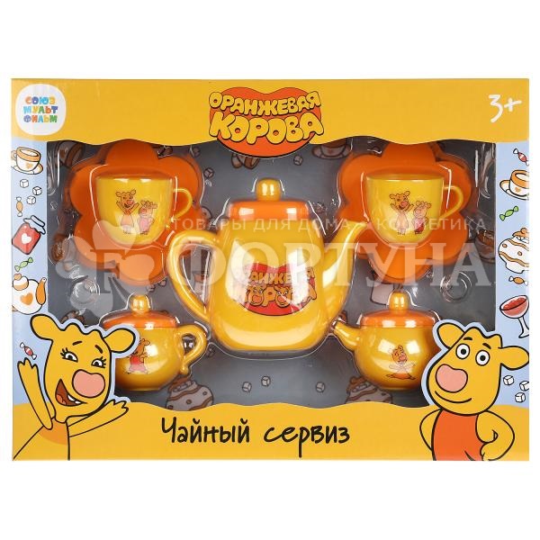 набор посуды Оранжевая корова
