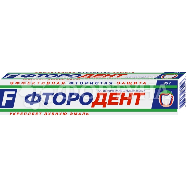 Зубная паста Фтородент 90 г в футляре