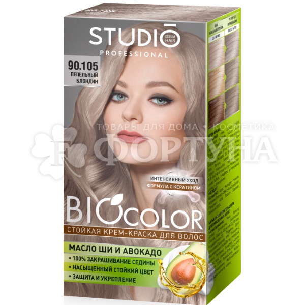 Краска для волос BIOcolor 90.105 Пепельный блондин