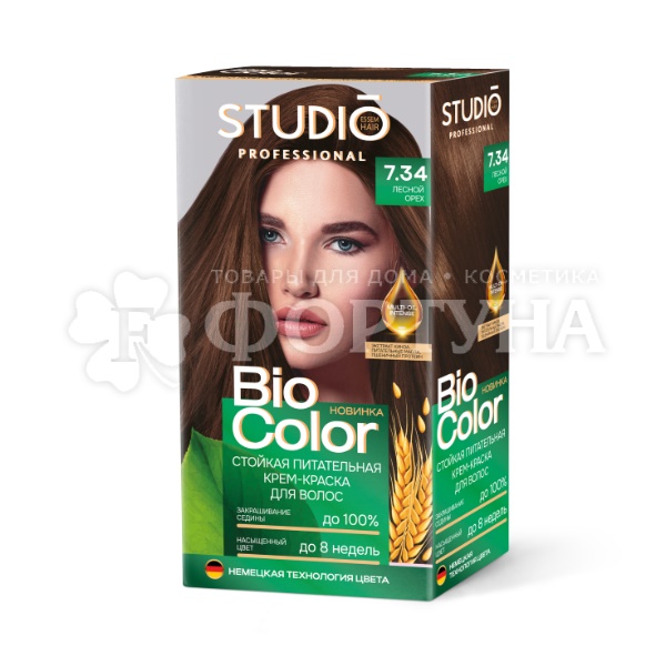 Краска для волос BIOcolor 7.34 Лесной орех