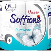 Туалетная бумага Soffione Pure White 4 шт 2х-слойная