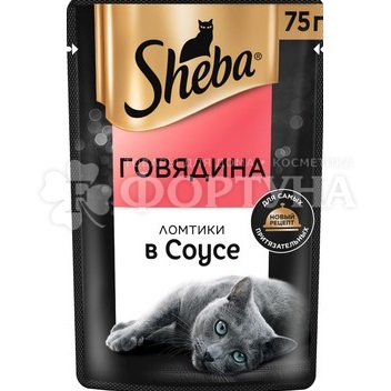 Корм для животных Sheba 75 г говядина в соусе