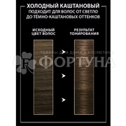 Оттеночный бальзам Syoss Color Glow Холодный каштановый