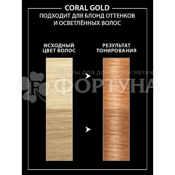 Оттеночный бальзам Syoss Color Glow Coral Gold