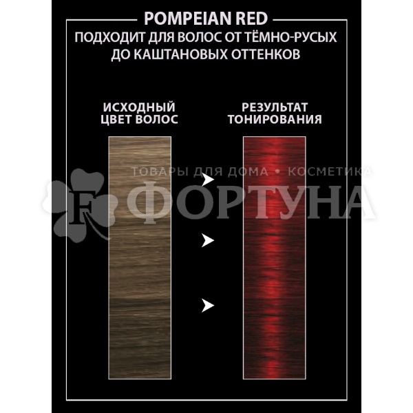 Оттеночный бальзам Syoss Color Glow Pompeian Red