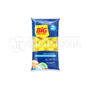 Губка для посуды BIG CITY 2 шт кухонная профилированная