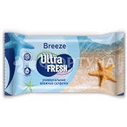 Салфетки влажные Ultra Fresh 15 шт Breeze