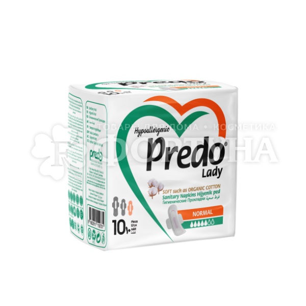 Прокладки Predo 10 шт Normal критические