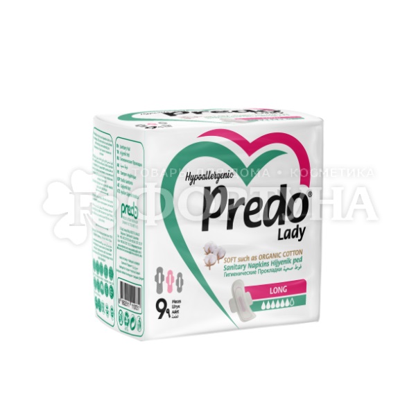 Прокладки Predo 9 шт Long критические
