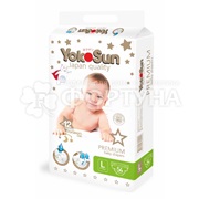 Подгузники Yokosun Premium 54 шт L (9-13кг)