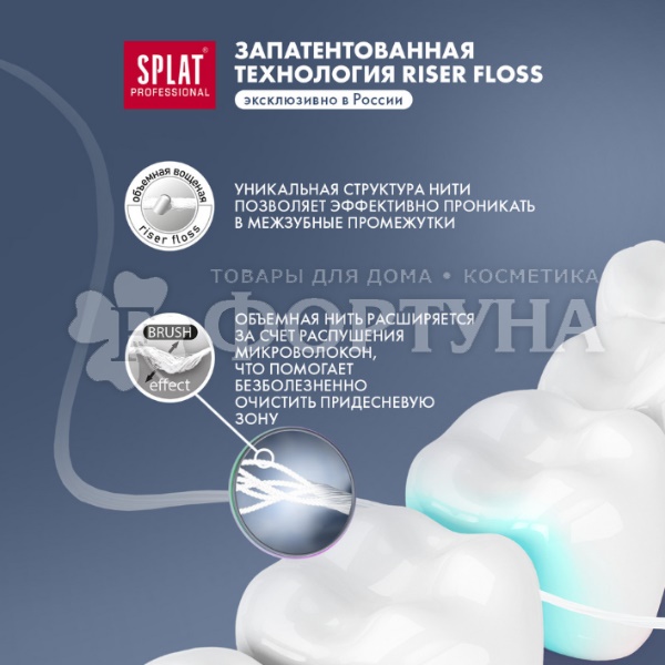 Зубная нить SPLAT 30 м Клубника