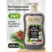Гель для душа BioMio 650 мл Мята и Кедр