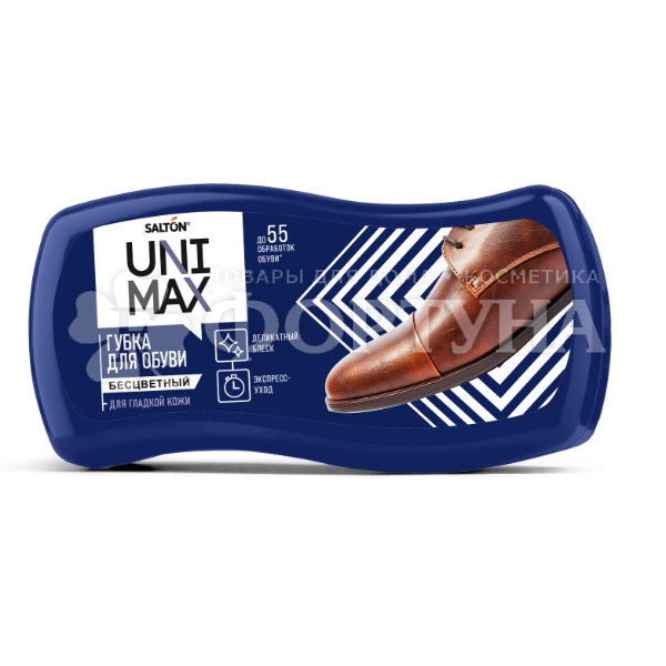 Губка для обуви Unimax Волна для гладкой кожи бесцветная