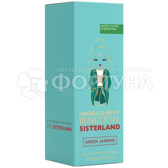 Туалетная вода Benetton 50 мл Sisterland Green Jasmine