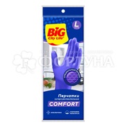 Перчатки BIG CITY 1 пара латексные суперчувствительные размер L