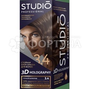 Краска для волос 3D Holography 3.4 Горький шоколад