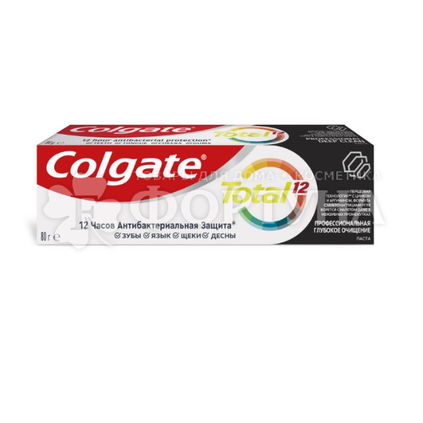 Зубная паста Colgate Total 12 80 г Глубокое очищение